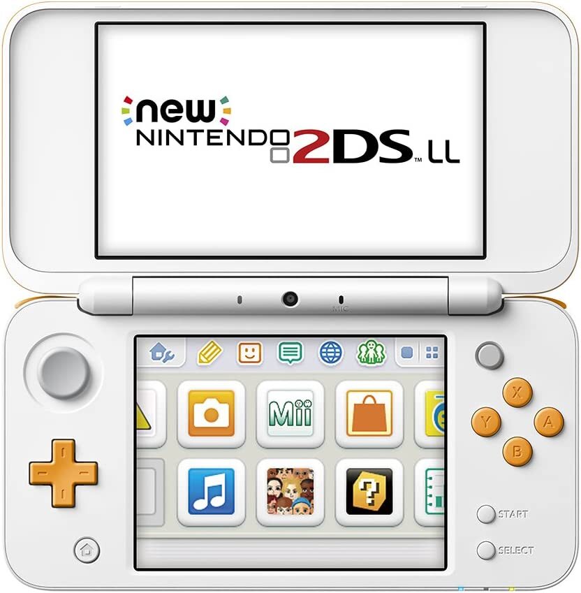 【新品】【在庫限り】【安心保証】ニンテンドー 任天堂 Nintendo New2DSLL New2DS 2DS LL ホワイト × オレンジ 白　orange ゲーム ゲーム機 レトロ 本体 未使用 【レビューキャンペーン実施中】 2