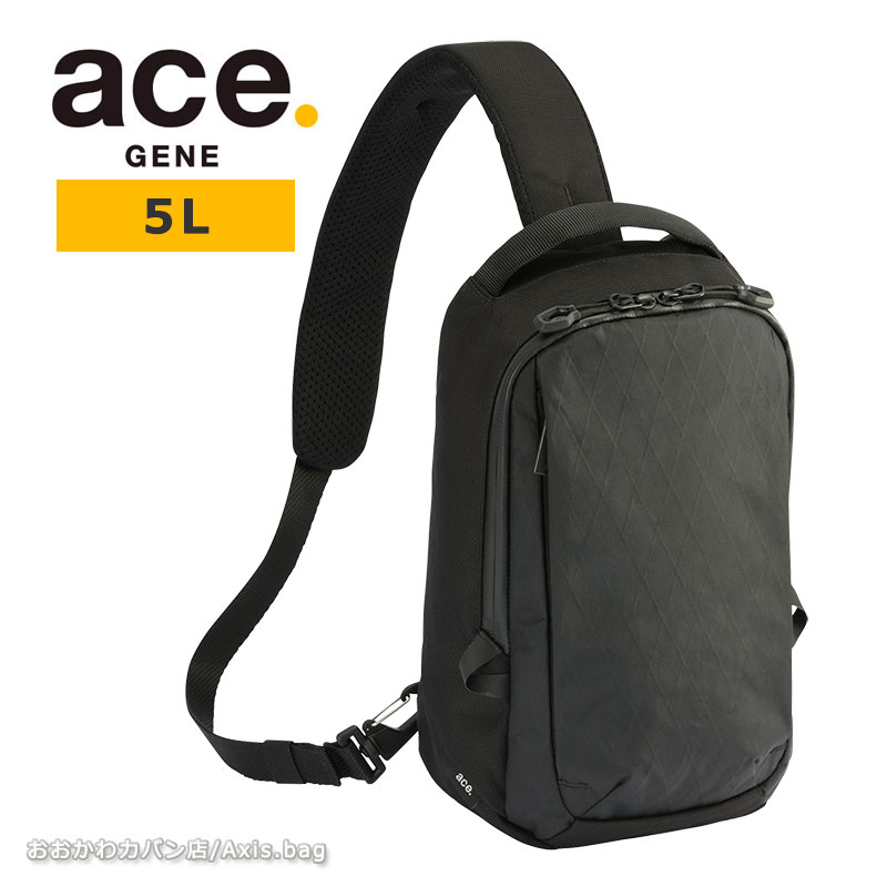 Rakuten - ＼10%OFFクーポン／エースジーン ace.GENE ラグレンティスクロスX ボディバッグ ワンショルダー 撥水 20063 人気 メンズ シンプル