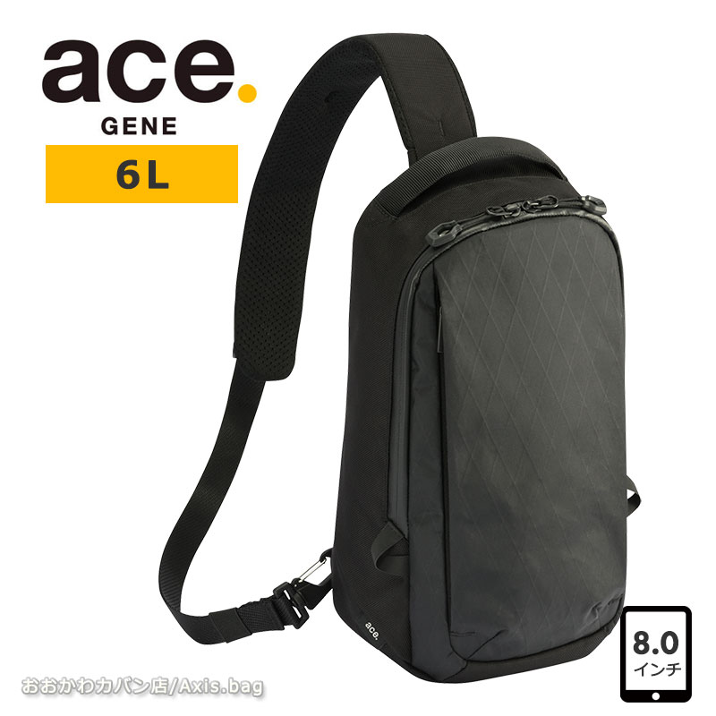 Rakuten - ＼10%OFFクーポン／エースジーン ace.GENE ラグレンティスクロスX ボディバッグ ワンショルダー 撥水 20064 6L 人気 メンズ シンプル