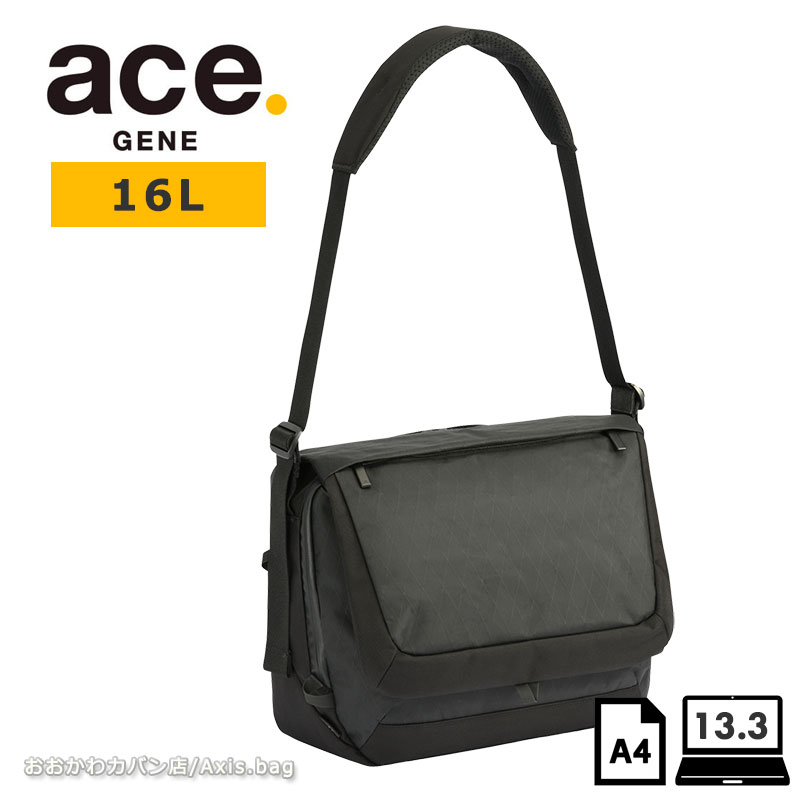 乐天商城 - エースジーン ace.GENE ラグレンティスクロスX ショルダーバッグ 横型 撥水 20067 13.3インチPC収納 人気 メンズ 斜め掛け シンプル A4
