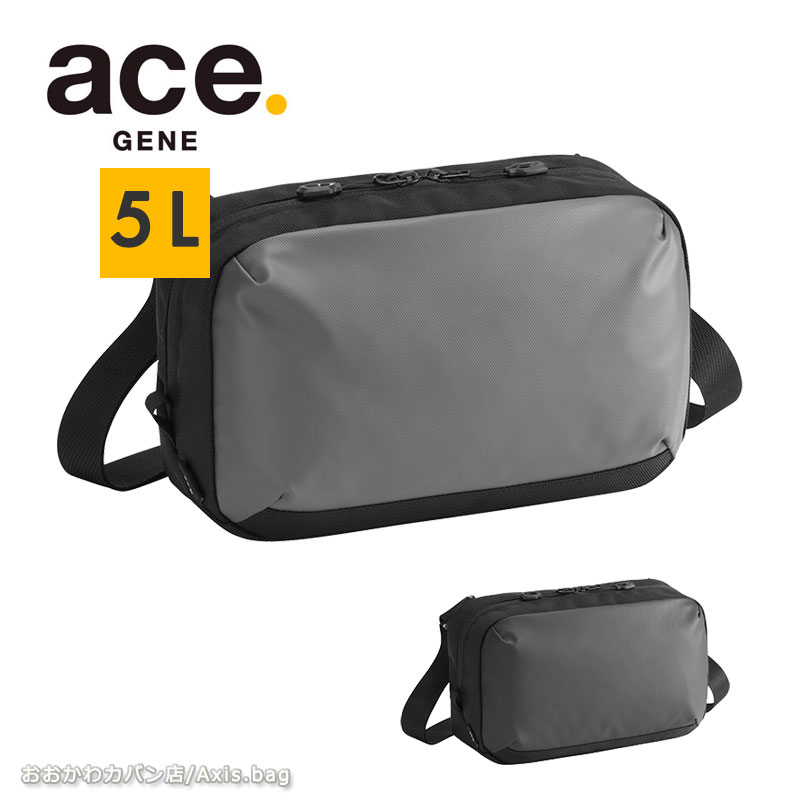 Rakuten - ＼10%OFFクーポン／エースジーン ace.GENE ラグレンティスクロス ショルダーバッグ 横型 撥水 68792 人気 メンズ 斜め掛け シンプル