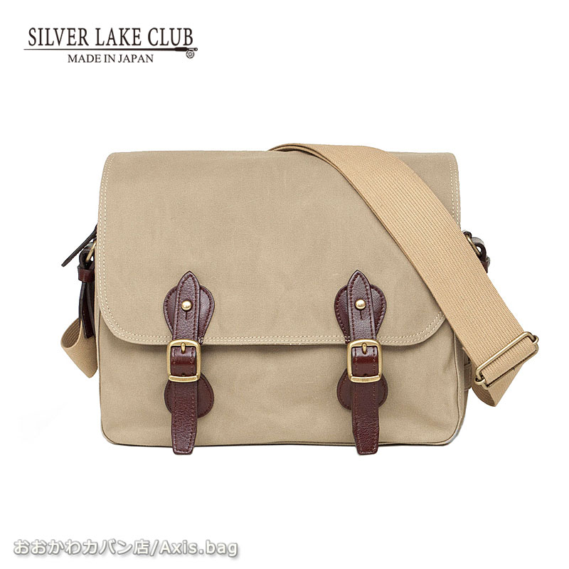 シルバーレイククラブ SILVER LAKE CLUB ショルダーバッグ 31cm B5 9号帆布 130123 人気 日本製 旅行 鞄 斜めがけ お出かけ カジュアルバッグ メンズ 釣り キャンプ アウトドア 公式 正規商品 ブランド