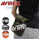 サコッシュショルダーバッグ アビレックス AVIREX 縦型 VAGE べージ AVX003【メール便配送商品/ラッピング不可】 トップガン