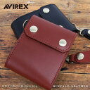 アビレックス アヴィレックス AVIREX 三つ折り 財布 FAHNE2 ファーネ2 ax9300 トップガン メンズ バイカー ミリタリー 人気 ブランド スーパーSALE(4)