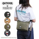 OUTDOOR PRODUCTS アウトドアプロダクツ 縦型 ショルダーバッグ ジョイクール JOE COOL ODB022 PEANUTS ピーナッツ スヌーピー SNOOPY トートバッグ 肩掛け 斜め掛け 刺繡ロゴ 2024新作 正規商品