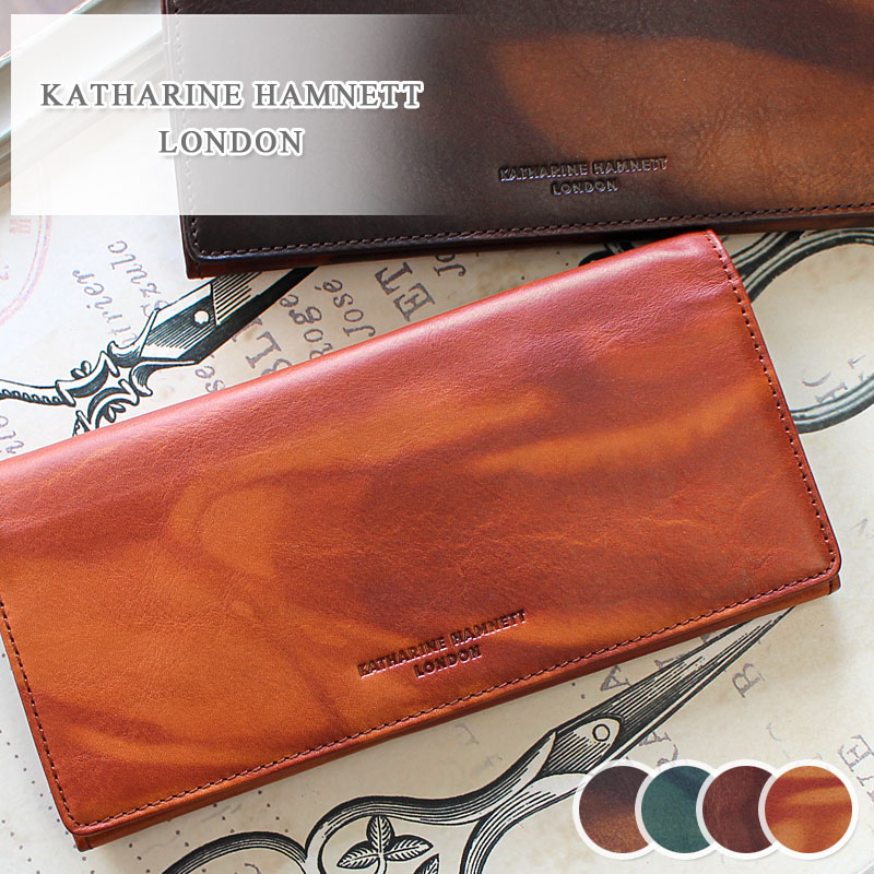 【傘カバープレゼント！】長財布 財布 490-59203 キャサリンハムネット KATHARINE HAMNETT LONDON FLUID フルード