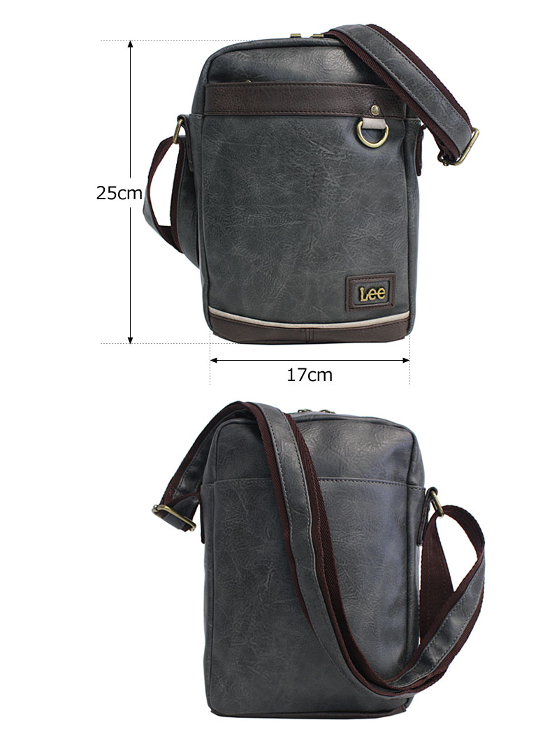 リー Lee 縦型 ショルダーバッグ インフィニティII infinity II 320-3157 ミニバッグ 普段使い 斜め掛け 肩掛け 合皮 撥水 大容量 おしゃれ 人気 ブランド 正規商品 正規取扱店