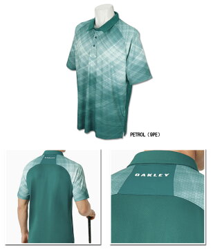 【19春夏】オークリー 434312 BARKIE GRADIENT GOLF POLO SS グラデーション 半袖ポロシャツ【10978】