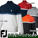 【●18秋冬】【50％OFF】FOOTJOY（フットジョイ）FJ-F18-M11 ハーフジップ ラインセーター