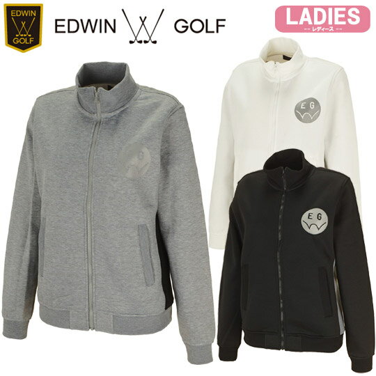 【SALE】【19秋冬】EDWIN GOLF（エドウィン）EG19AW6020 レディース ジップアップジャケット ZIP UP J...