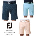 フットジョイ FJ-S23-P05 パームツリープリントショートパンツ