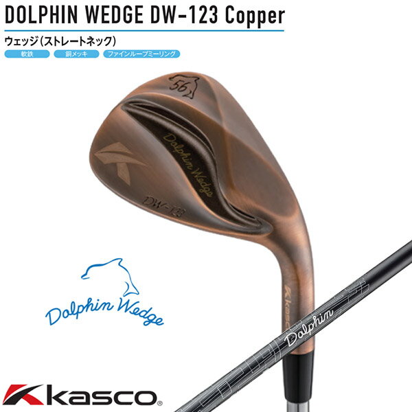 キャスコ メンズ ゴルフグッズ キャスコ ドルフィン DW-123 Copper ウェッジ（メンズ）DolphinDP-231カーボン（WEDGE）【12697】