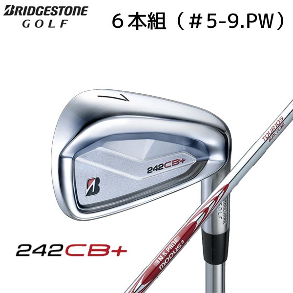 Rakuten - 【取寄せ】【242CB＋】ブリヂストン 日本正規品 6本組（＃5-9.PW）メンズ アイアン N.S.PRO_MODUS3_TOUR105スチール【40109】