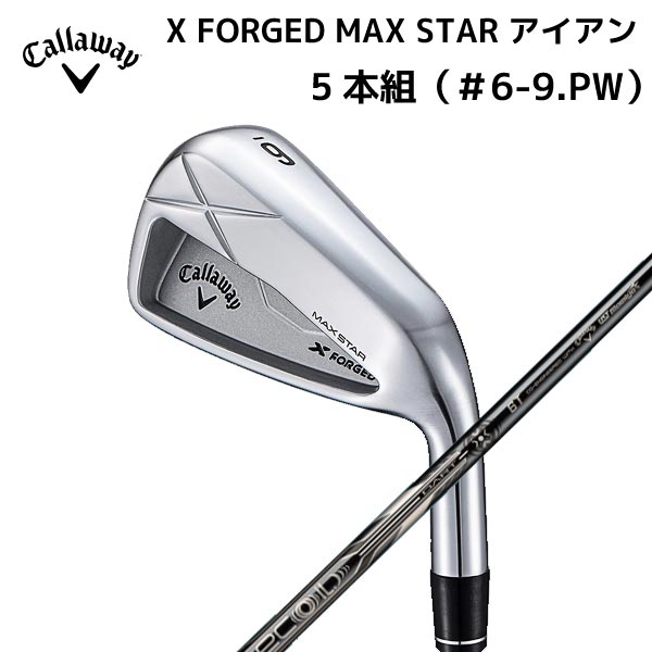 Rakuten - 【取寄せ】【X FORGED MAX STAR】キャロウェイ（＃6-9.PW/5本組）日本正規品 RECOIL_DART_6T_for_Callaway（UNI） アイアン 2025年【40460】