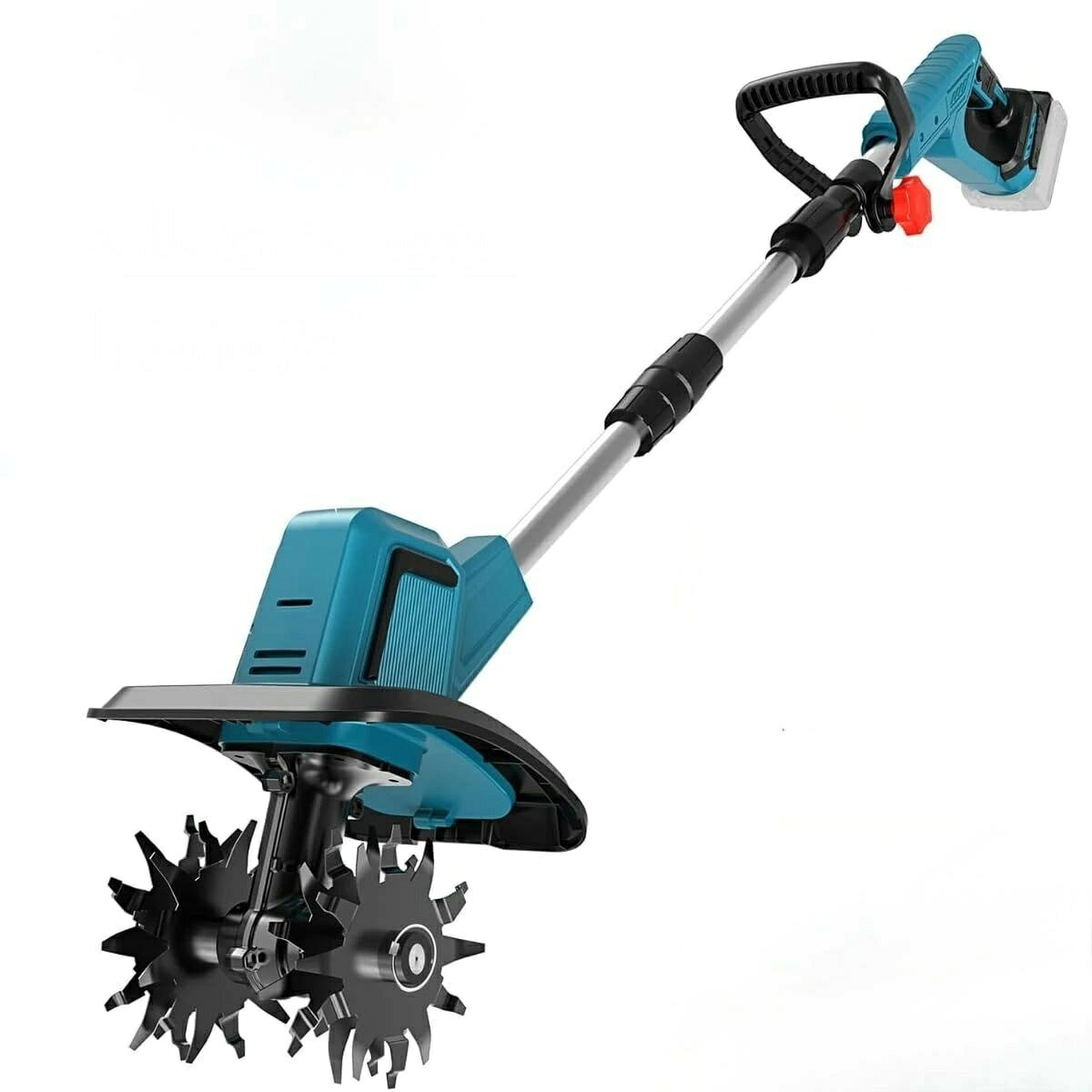 耕運機 家庭用 充電式耕うん機 (耕幅25.5cm/耕深22cm)2個4Ahバッテリー 18v互換 850W強力ブラシレスモーター 電動 女性でも簡単操作 カルチベーター 充電式管理機 無段階変速(バッテリー式・コードレス・伸縮・折りたたみ式収納便利・組み立ても簡単・刃の耐久性強)
