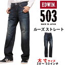 【10%OFF】【38～50インチ】EDWIN エドウィン 503 ル