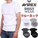 AVIREX アビレックス クルーネック半そでTシャツ デイリーウェア617352_6143502アクス三信/AXS SANSHIN/サンシン【税込¥2970(本体価格¥2700)】
