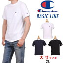 ≪2Lサイズ≫チャンピオン ベーシックワンポイントTシャツ クルーネックTシャツchampion/C3-P300_010_570_370_090アクス三信/AXS SANSHIN/サンシン