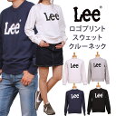 Lee ロゴ プリント スウェット クルーネック裏毛 トレーナーLT2455_118_102_104_101アクス三信/AXS SANSHIN/サンシン