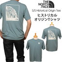 THE NORTH FACE ザ ノースフェイス S/S Historical Origin Tee ヒストリカルオリジンTシャツNT32236_GBアクス三信/AXS SANSHIN/サンシン