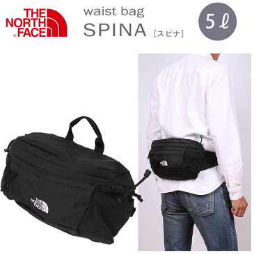 THE NORTH FACE（ザ・ノースフェイス）WaistBag　SPINA（ウエストバッグ 　スピナ）アウトドア/NM71800_K アクス三信/AXS SANSHIN/サンシン