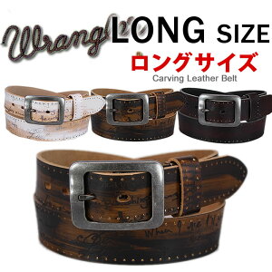 Long Size Carving Leather Belt(ӥ 쥶٥)αʸ!!Wrangler/󥰥顼/󥰥/Ĺ/Ĺ/WR4045/AXS SANSHIN/󥷥ǹ4290βʡ3900ˡ