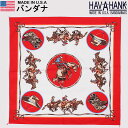 HAV-A-HANK　ハバハンク バンダナ（カウボーイ）HAVAHANK_SOU350【ゆうパケット200円（ポスト投函・日時指定不可）対応商品】【税込￥495（本体価格￥450）】