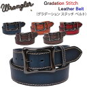 y䂤pPbgszGradation Stitch Leather Belt(Of[VXeb`U[xg)Wrangler/O[/U[xg/ubNjbPWR4191ANXOM/AXS SANSHIN/TVyō3850i{̉i3500jz