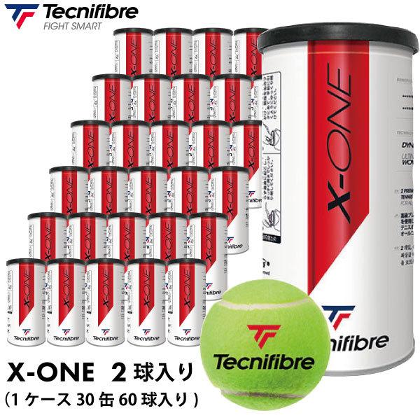 【イーグルス感謝祭期間★ショップP最大6倍】テクニファイバー エックスワン(T2) TECNIFIBRE X-ONE(T2) TBA4XE1 1箱 30缶 60球入 硬式 テニスボール 大会使用球