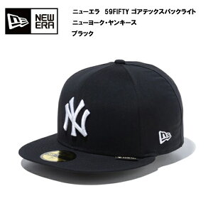 【即納】ニューエラ 13516112 59FIFTY GORE-TEX PACLITE ニューヨーク・ヤンキース ブラック メンズ キャップ 帽子 アウトドア トレーニング ゴルフ スポーツ ブランド カジュアル おしゃれ