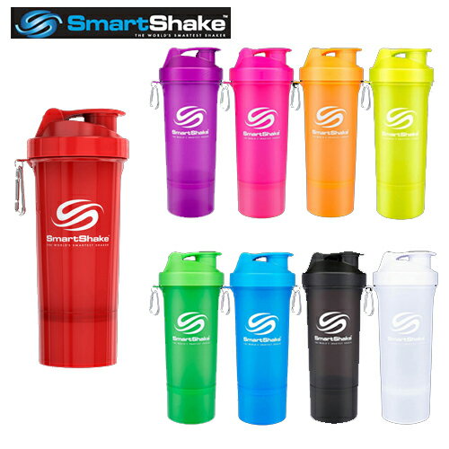 ★7/5限定！抽選で最大100％ポイントバック！【即納】【SmartShake】スマートシェイク スリム 500ml プロテイン プロテインシェイカー プロテインシェーカー シェーカー シェイカー ボトル スマートシェイクスリム おしゃれ 持ち運び シンプル