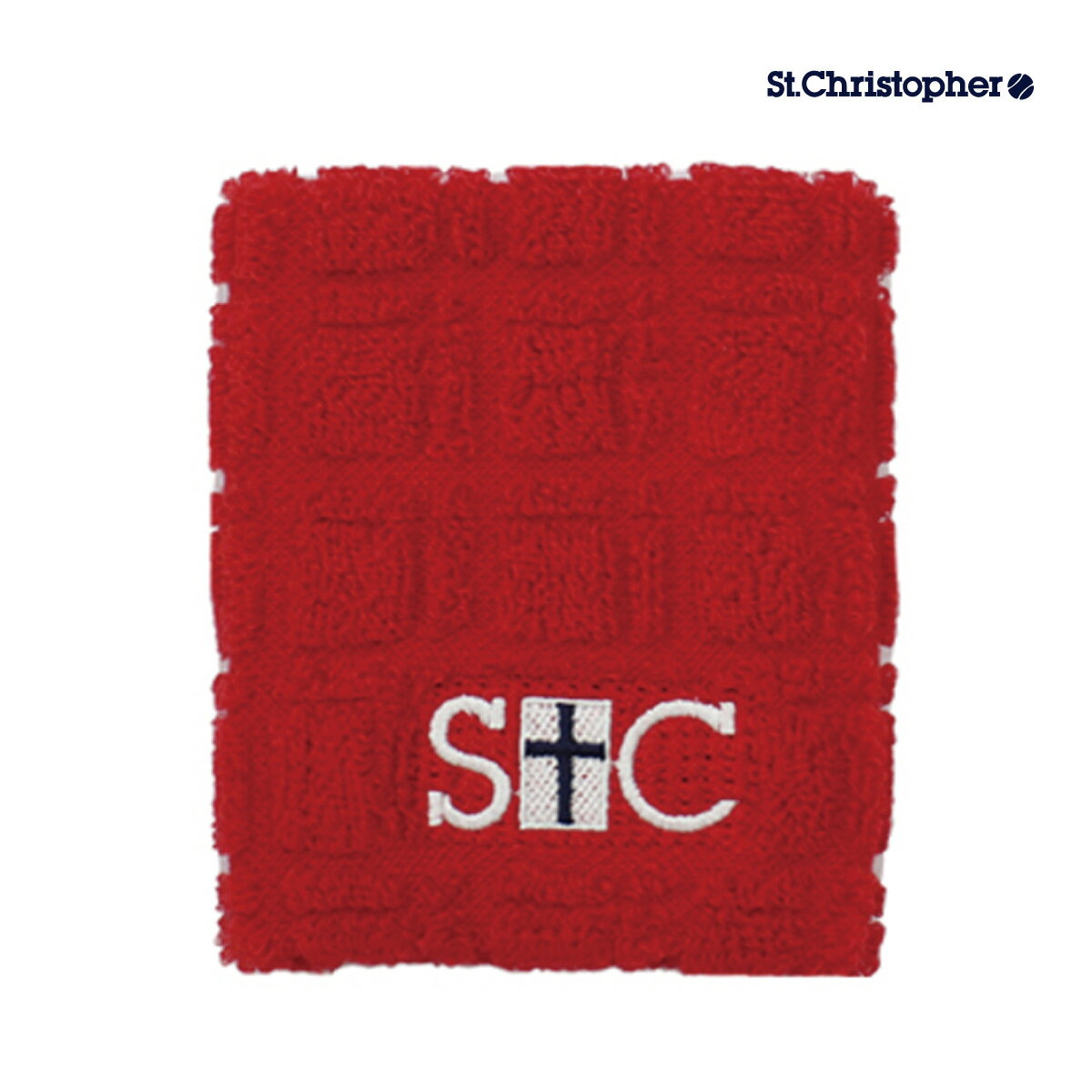 【ポスト投函対応商品】St.Christopher チェックリストバンド ロング stc-bca4605-rd　2024SS　レッド..