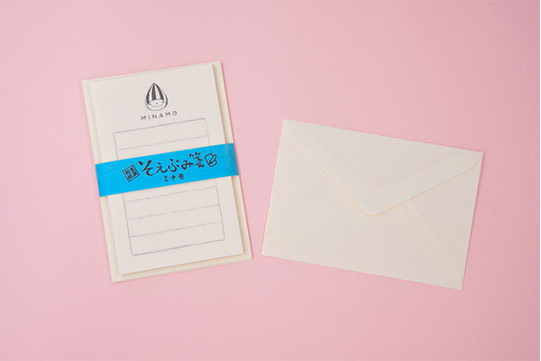 ミナモ そえぶみ箋 岐阜県 ゆるキャラ ミナモ ご当地 みなも かわいい ギフト 便箋 レターセット 岐阜県公式キャラクター ミナモ みなも かわいい ギフト ...