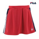 【ポスト投函対応】FILA レディース フィラ スコート VL7508-11 2023SS レッド UV 吸汗速乾 ストレッチ フィラ WOMEN テニスウェア...