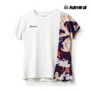 ADMIRAL レディース グラフィックアシメスラッシュTEE ATLA432-050 2024FW パープル 吸水速乾 UVカット アドミラル WOMEN テ...