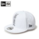 【19日20時~28時間限定★最大ポイント39倍】ニューエラ 24FW 14326253 【ゴルフ】9FIFTY Vertical Logo レーザーパフォーテッド ホワイト ユニセックス ポリエステル キャップ 帽子 ゴルフ スポーツ スナップバック