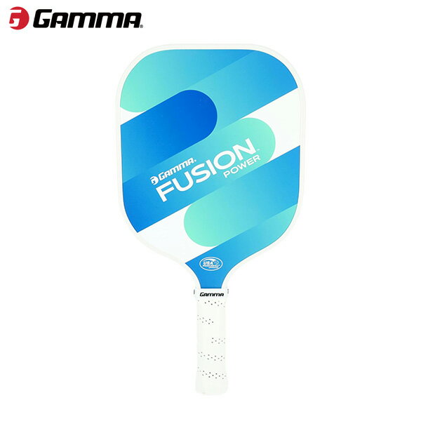 Rakuten - 【3日20時〜スーパーSALE終了まで店内最大P10倍】GAMMA ピックルボールパドル FUSION POWER (ブルー&グリーン) PICKLEBALL PADDLE ラケット ガンマ BLUE&GREEN 13mm 試合 ゲーム 初心者