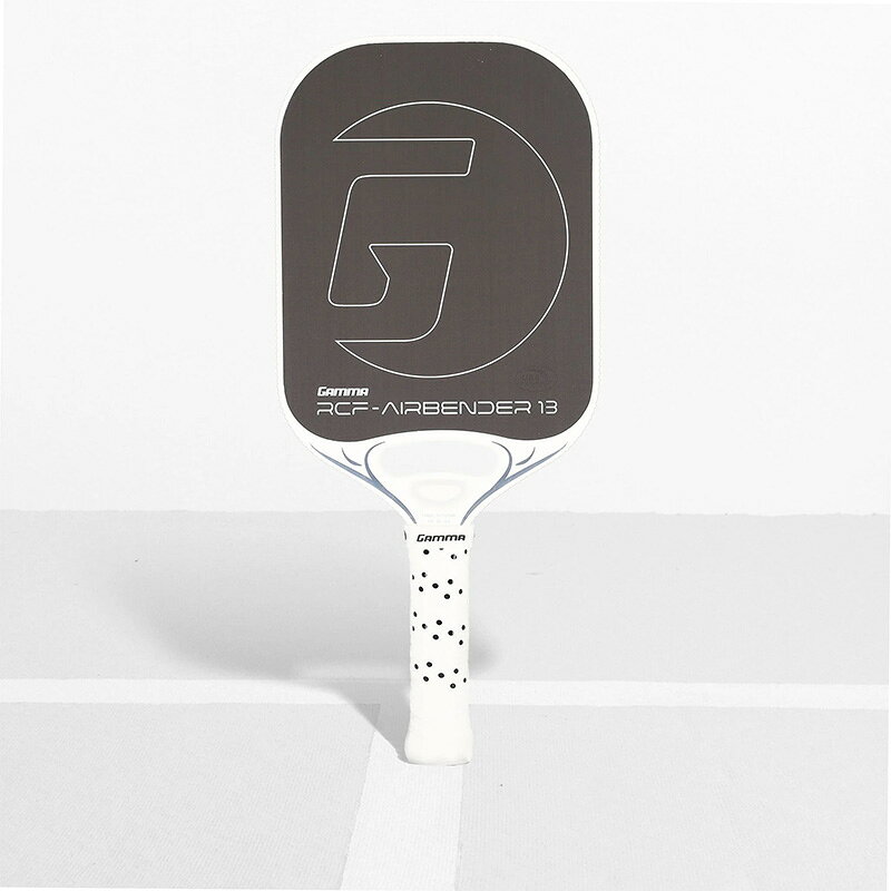 アクトス楽天市場店のGAMMA ピックルボールパドル RCF AIRBENDER 13 PICKLEBALL PADDLE ラケット ガンマ エアベンダー BLACK 黒 ブラック 13mm 試合 ゲーム｜アングル2