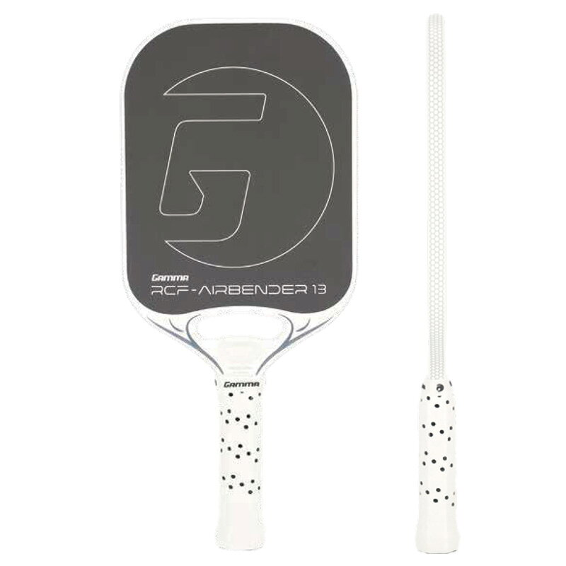 アクトス楽天市場店のGAMMA ピックルボールパドル RCF AIRBENDER 13 PICKLEBALL PADDLE ラケット ガンマ エアベンダー BLACK 黒 ブラック 13mm 試合 ゲーム｜アングル3
