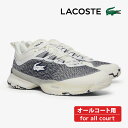 LACOSTE AG-LT23 ULTRAMC 125 1 SMA オールコート用 ホワイト/ネイビー 49SMA0090 2025SS メンズ テニス シュ...