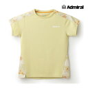 【ポスト投函対応】ADMIRAL レディース ショルダーラインフラワーTEE ATLA514-070 2025SS イエロー 吸水速乾 ストレッチ アドミラル WOMEN テニスウェア バドミントン ソフトテニス