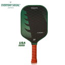 【GW限定セール商品】EVERYDAY SOCIAL ピックルボールパドル THE ASAMA 110 18K (Forest Green) 16mm フォレス...