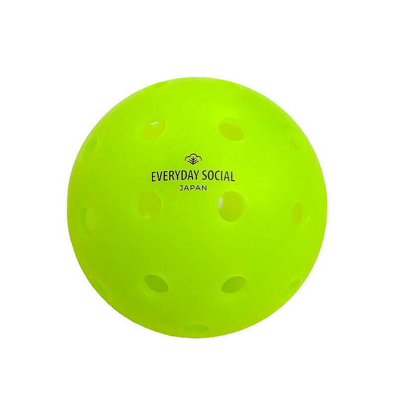 アクトス楽天市場店のEVERYDAY SOCIAL ピックルボール THE ASAMA CLASSIC 屋外用ボール 40hole 3個入 ネオングリーン 緑 アウトドア イエロー エブリデイソーシャル｜アングル3