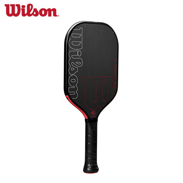 【GWセール★ショップポイント最大10倍】ウィルソン BLAZE EDGELESS ピックルボール パドル ブラック WR180911U2 Wilson PICKLEBALL ラケット 13mm カーボン ブレイズエッジレス（楽天・アクトス楽天市場店）