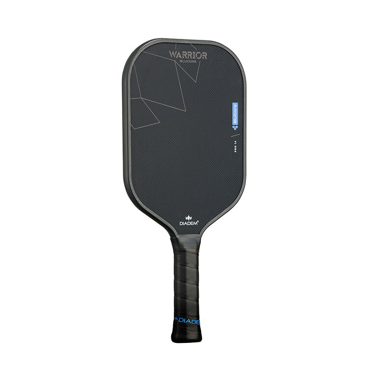 アクトス楽天市場店のDIADEM ピックルボールパドル WARRIOR BLUCORE PRO14 25FW ブラック TPA016 ダイアデム PICKLEBALL PADDLE ラケット ウォーリアー ブルーコア プロ14｜アングル2