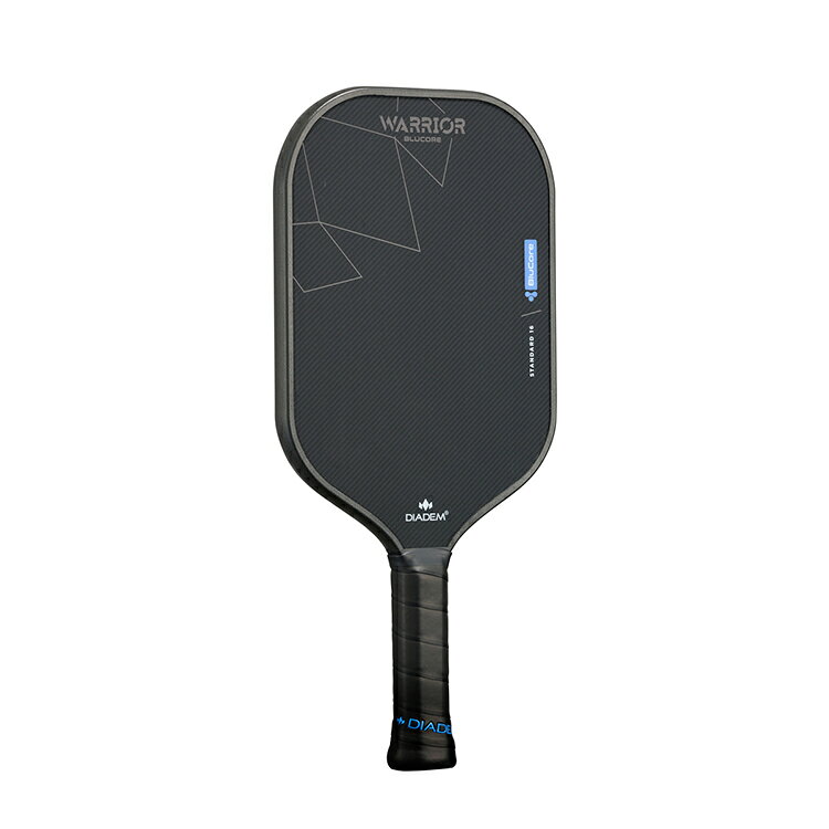 アクトス楽天市場店のDIADEM ピックルボールパドル WARRIOR BLUCORE STANDARD16 25FW ブラック TPA018 ダイアデム PICKLEBALL PADDLE ラケット ウォーリアー ブルーコア スタンダード16｜アングル2