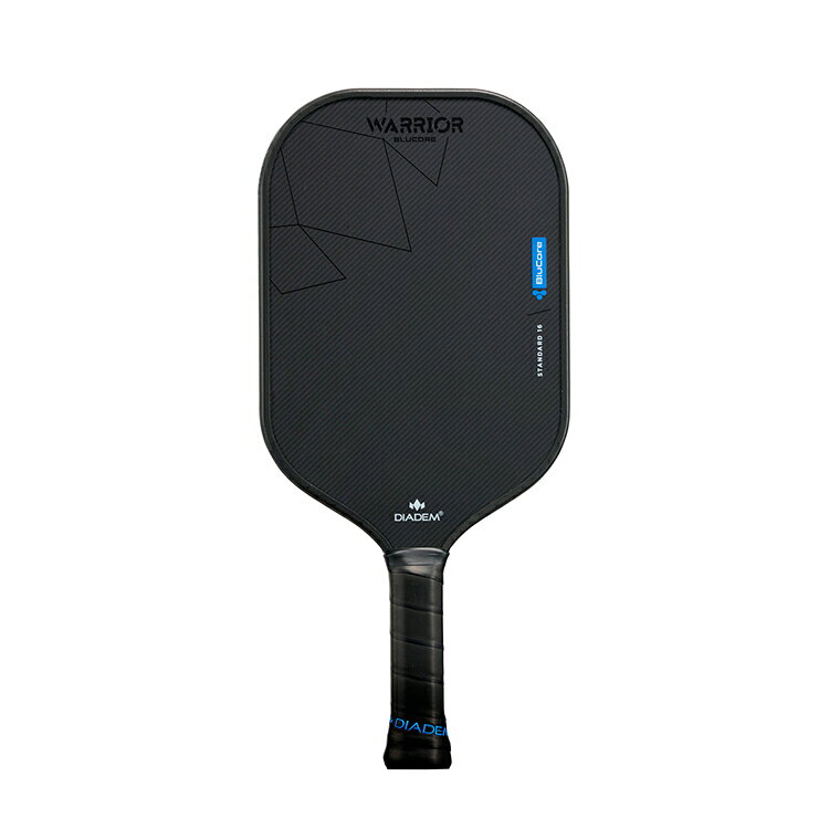 アクトス楽天市場店のDIADEM ピックルボールパドル WARRIOR BLUCORE STANDARD16 25FW ブラック TPA018 ダイアデム PICKLEBALL PADDLE ラケット ウォーリアー ブルーコア スタンダード16｜アングル3