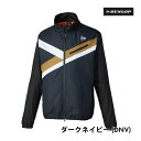 【SALE】ダンロップ　ウィンドジャケット　DUNLOP WIND JACKET DAW-4243　ダークネイビー　XO　テニスウェア ユニセックス バドミントンウェア　2022FW　防風・撥水