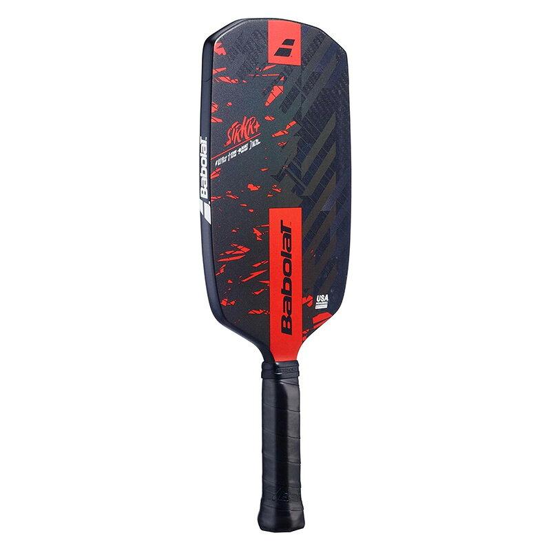 アクトス楽天市場店のBabolat ピックルボールパドル PADDLE STRKR + 1600021 ブラック/レッド バボラ ラケット｜アングル3