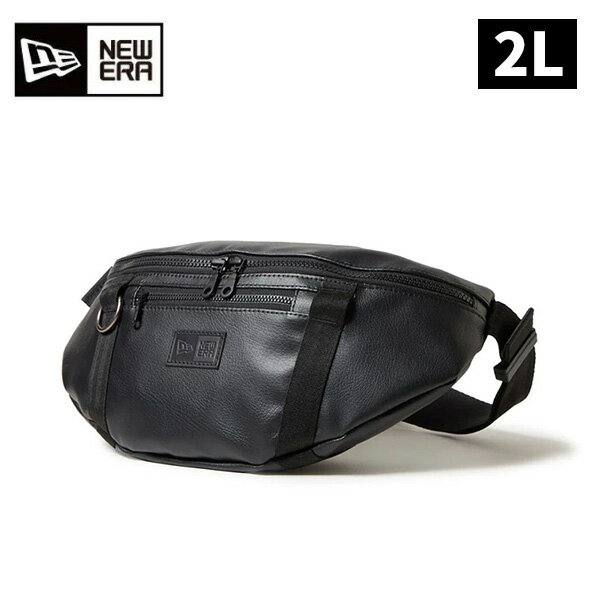 ニューエラ ウエストバッグ 2L シンセティックレザー ユニセックス 25FW ブラック 14655336 ボディバッ..